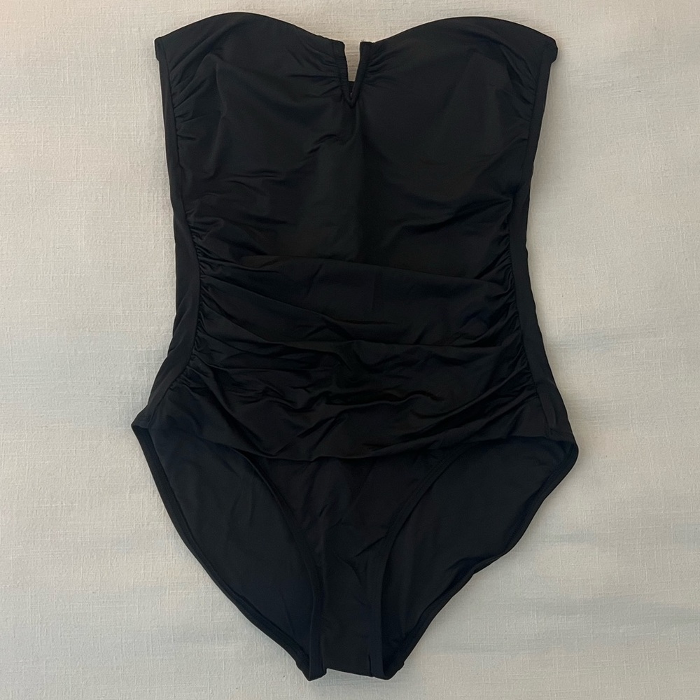 Tommy Bahama Black One Piece Swimsuit